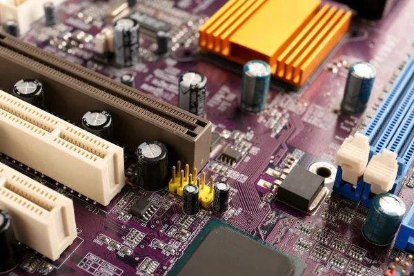 Computer motherboard detail — Stock Photo, Image