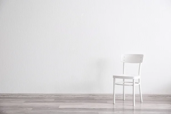 White chair in light room — Stock Photo, Image