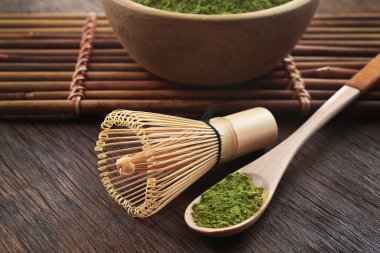 Bambu çırpma teli ve kaşık 