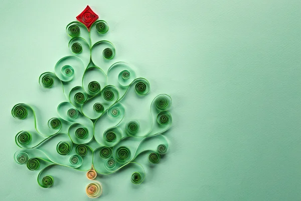 Arbre de Noël en papier — Photo