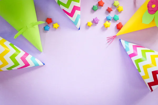 Sombreros y decoración navideña — Foto de Stock