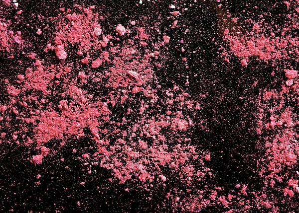 クラッシュしたピンクのアイシャドウ — ストック写真