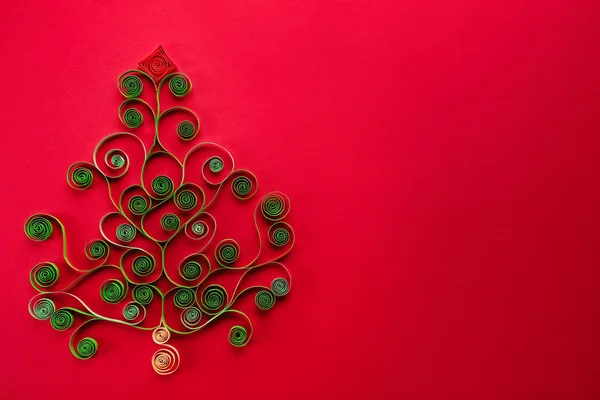 Árbol de Navidad de papel —  Fotos de Stock