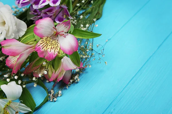 Färska blommor på nära håll — Stockfoto