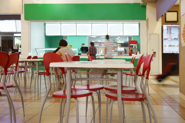 Interior del restaurante de comida rápida — Foto de Stock