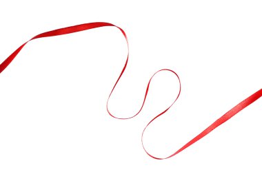 Kırmızı ipek kurdele