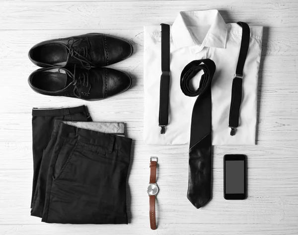 Mens clothes and accessories — Stock Photo, Image
