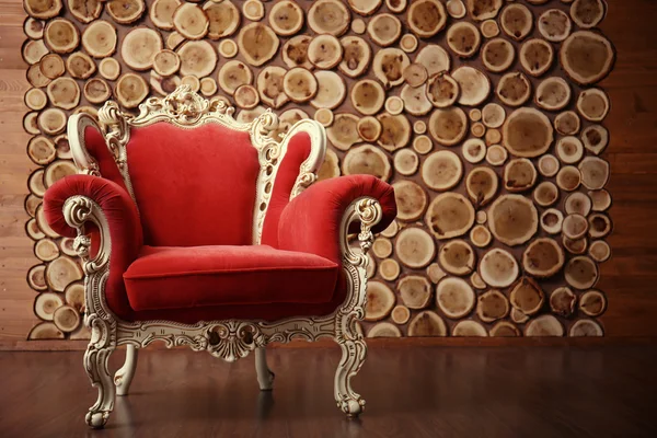 Luxury red armchair — Stock Photo, Image