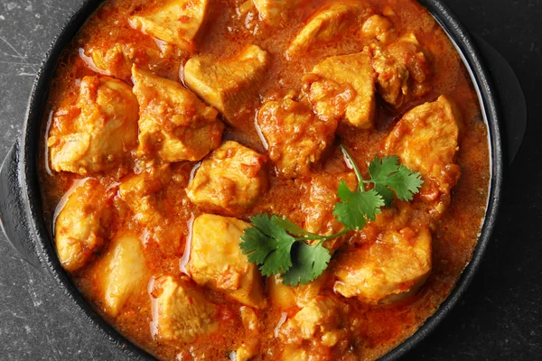 Tasty chicken curry — Stock Photo, Image