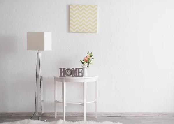 Quarto minimalista interior — Fotografia de Stock