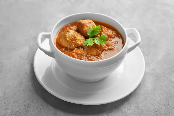 Tasty chicken curry — Stock Photo, Image