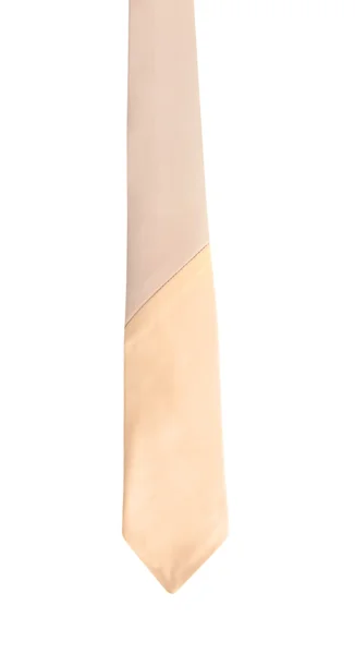 Béžové kožené kravata — Stock fotografie