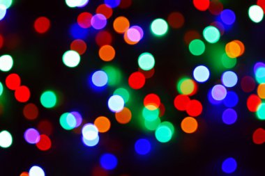Noel ışıkları arka planı