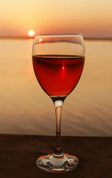 Bicchiere di vino rosso — Foto Stock