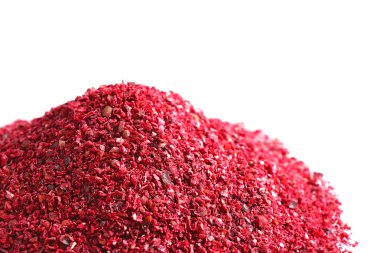 Heap of sumac on background clipart