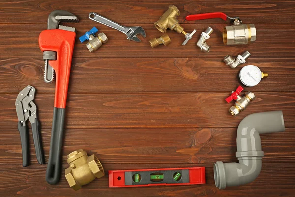 Pile of Plumber tools — Stock Photo, Image