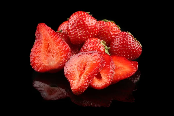 Fresas rojas maduras — Foto de Stock