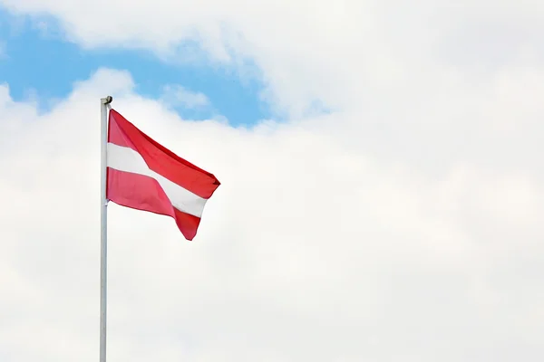 Flaga Austrii na tle — Zdjęcie stockowe
