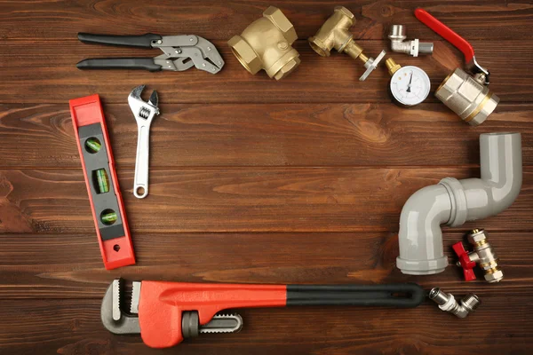 Pile of Plumber tools — Stock Photo, Image