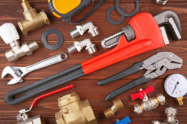 Pile of Plumber tools — Stock Photo, Image