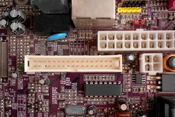 Motherboard detail background — Stock Photo, Image