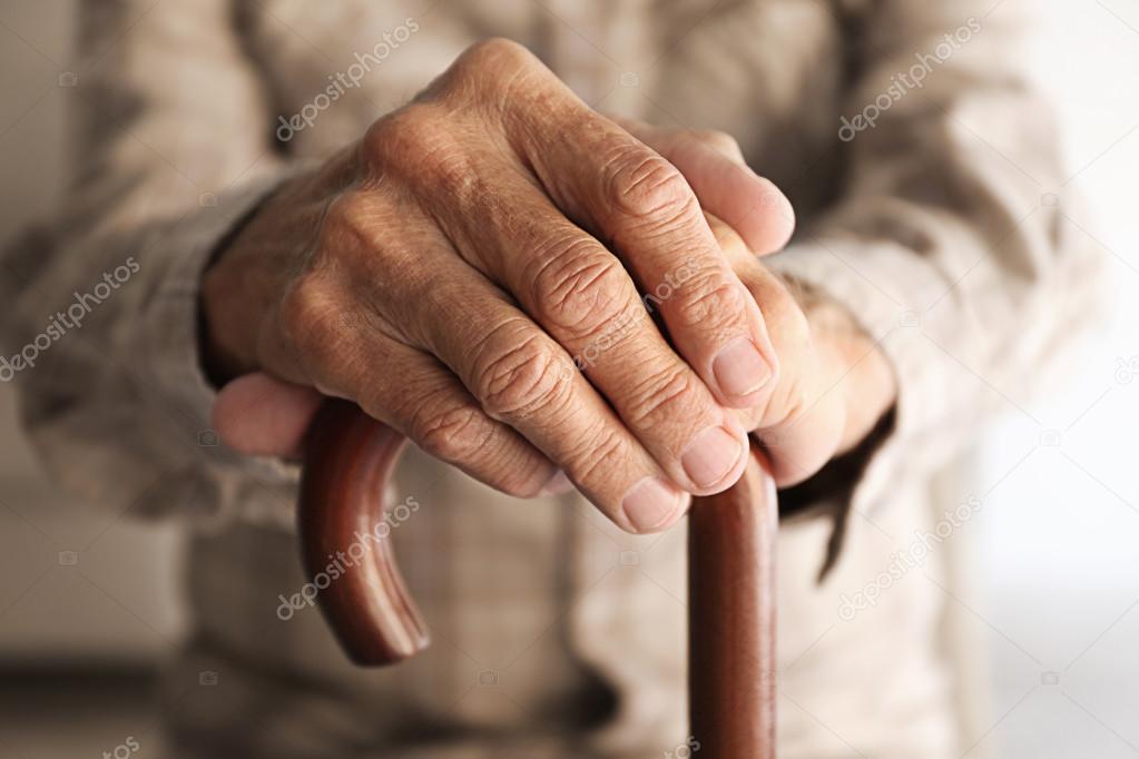 Old man hands 