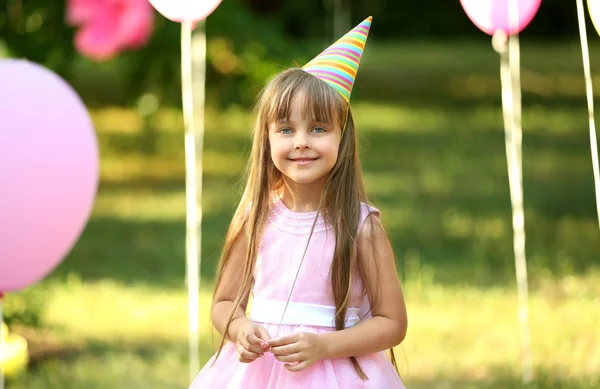 Cute Girl Birthday Party — Stock Photo, Image