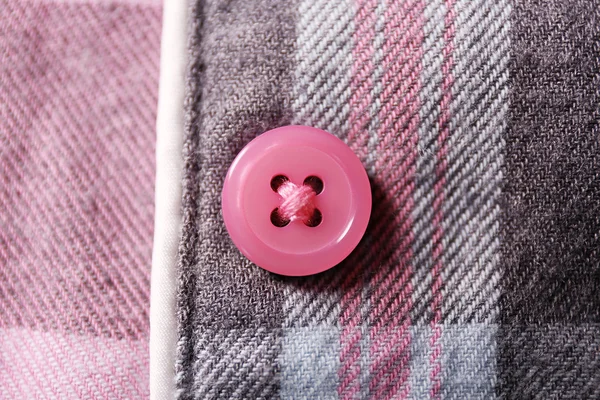 Colorful Button on a shirt — Stock Photo, Image