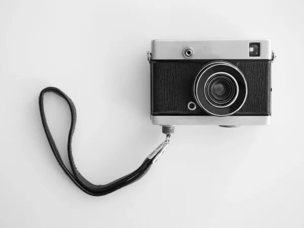 Vintage camera op witte achtergrond — Stockfoto