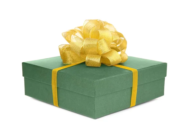 Christmas present with ribbon — Stock Photo, Image