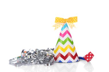 Beyaz izole tatil şapka