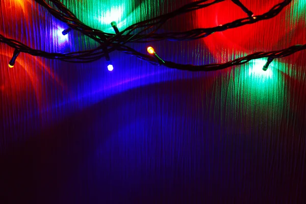 Luzes de Natal brilhantes — Fotografia de Stock