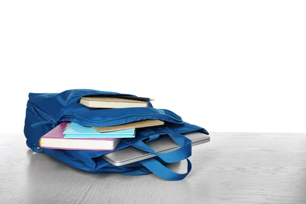 Full school backpack — Stock Photo, Image