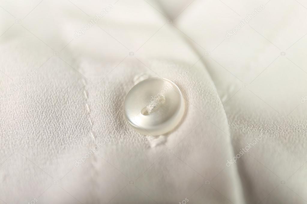 Button on white clothes