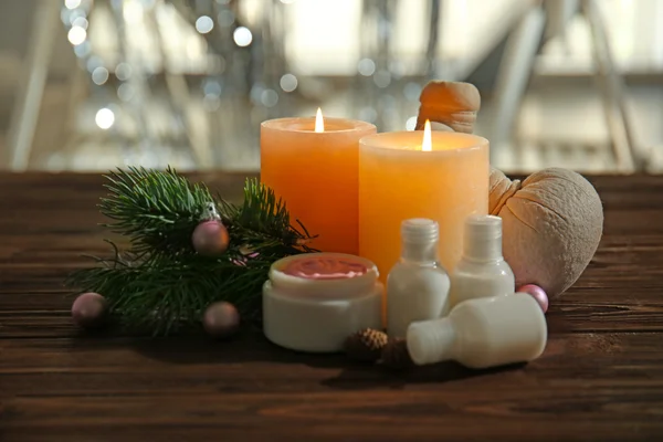 Christmas spa skład — Zdjęcie stockowe