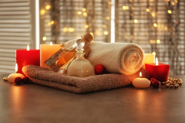 Christmas spa skład — Zdjęcie stockowe