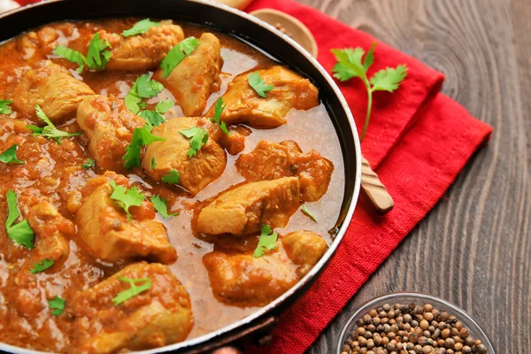 Tasty chicken curry — Stock Photo, Image