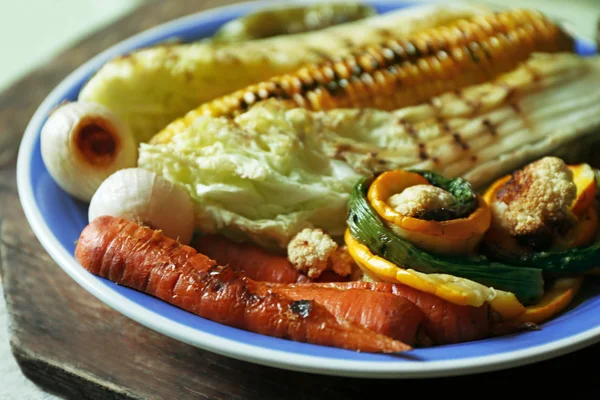 Tasty dish of grilled vegetables — Stock Photo, Image