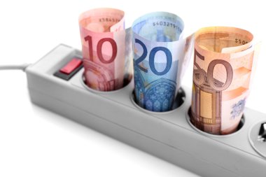 banknot güç yuvasında 