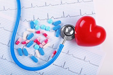 Stetoskop, hap ve kalp 