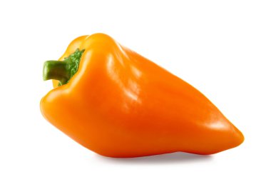 beyaz zemin üzerine taze biber