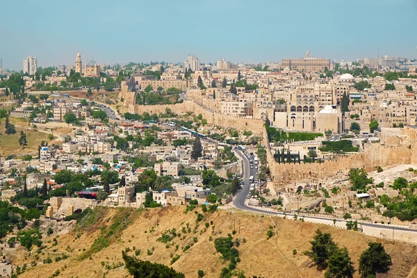 Άποψη της πόλης Ιερουσαλήμ, Ισραήλ — Φωτογραφία Αρχείου