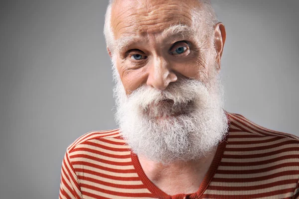 Homem idoso em pano elegante — Fotografia de Stock