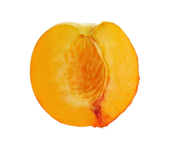 Fresh peach on a white background — Stock Photo, Image