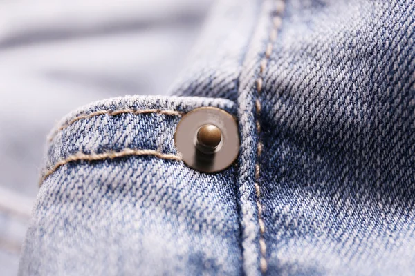 Blue jeans pocket — Stock Photo, Image