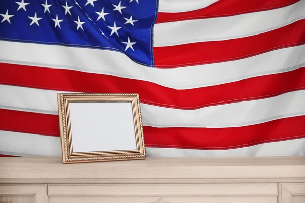 Frame on America national flag