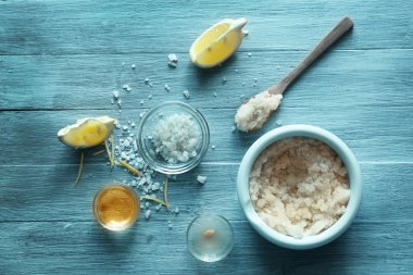 Doğal fırçalayın malzemeler 