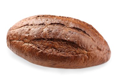 Taze ekmek, beyaz izole