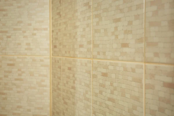 Beige Ceramic Tiles Wall — Stock Photo, Image