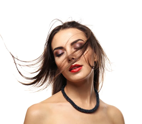 Model met lichte make-up — Stockfoto